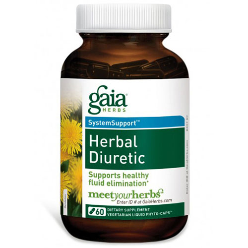Gaia Herbs Herbal Diuretic, 60 Liquid Phyto-Caps, Gaia Herbs