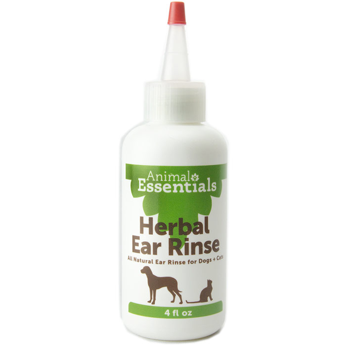 Animal Essentials Animals' Apawthecary Herbal Ear Rinse Liquid for Dogs & Cats, 4 oz, Animal Essentials
