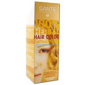 Sante Naturkosmetik Herbal Hair Color, Strawberry Blonde, 100 g, Sante Naturkosmetik
