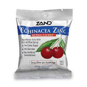 Zand Herbal Lozenge Cherry Echinacea Zinc 15 lozenges, Zand