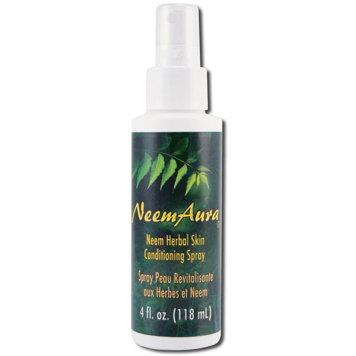 Neem Aura Naturals Neem Herbal Skin Conditioning Spray, 4 oz, Neem Aura Naturals