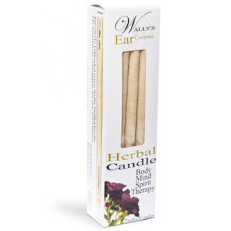 Wally's Natural Products Herbal Paraffin Hollow Ear Candles, 12 pk, Wally's Natural Products