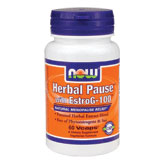 NOW Foods Herbal Pause with EstroG-100, Menopause Relief, 60 Vcaps, NOW Foods