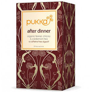 Pukka Herbs Organic Herbal Tea, After Dinner, 20 Tea Bags, Pukka Herbs
