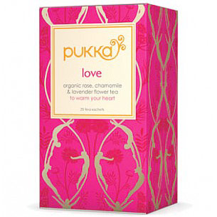 Pukka Herbs Organic Herbal Tea, Love, 20 Tea Bags, Pukka Herbs