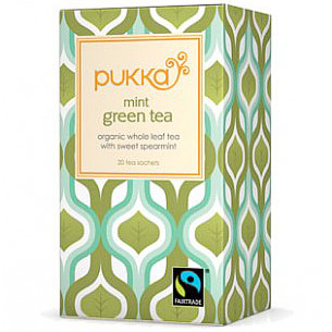 Pukka Herbs Organic Herbal Tea, Mint Green Tea, 20 Tea Bags, Pukka Herbs