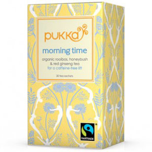 Pukka Herbs Organic Herbal Tea, Morning Time, 20 Tea Bags, Pukka Herbs