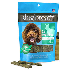 Herbsmith Herbsmith Dog Breath Dental Treats for Large Dogs, 15 Chews