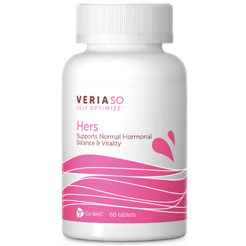 Veria SO Self Optimize Hers, Hormonal Balance & Vitality Support for Women, 60 Tablets, Veria