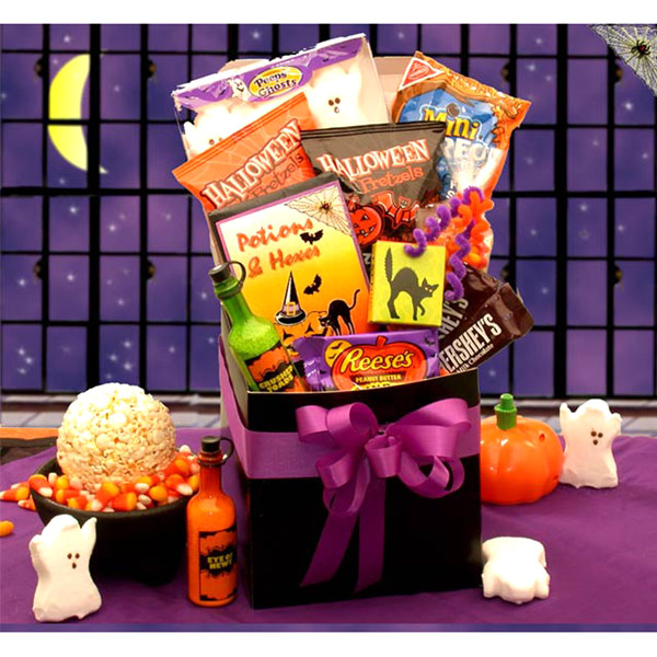 Elegant Gift Baskets Online Hexes & Potions Halloween Care Package, Elegant Gift Baskets Online