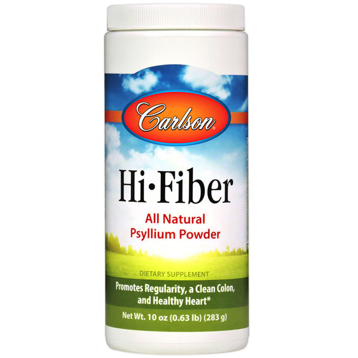 Carlson Laboratories Hi-Fiber Powder ( Psyllium Seed Husk ) 10 oz, Carlson Labs