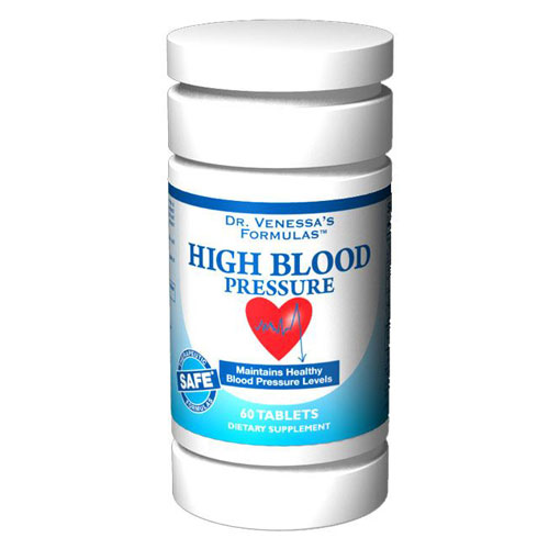 Dr. Venessa's Formulas High Blood Pressure Support, 60 Tablets, Dr. Venessa's Formulas