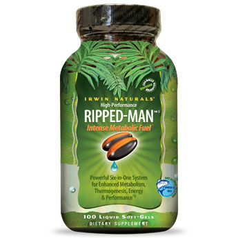 Irwin Naturals High-Performance Ripped-Man, 100 Liquid Softgels, Irwin Naturals