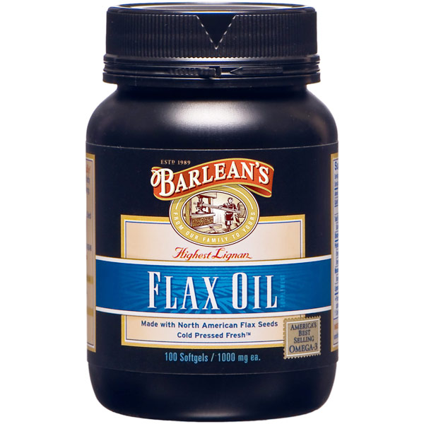 unknown Highest Lignan Flax Oil, 250 Softgels, Barlean's Organic Oils