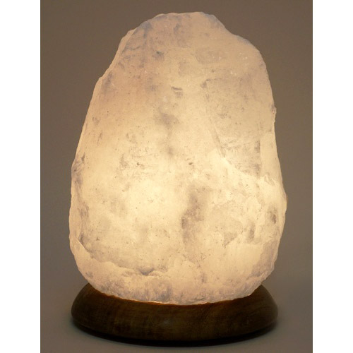 Aloha Bay Himalayan White Salt Crystal Lamp, 8 Inch, 1 ct, Aloha Bay