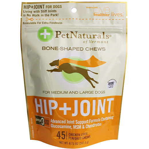 Pet Naturals of Vermont Hip & Joint For Large Dogs, 45 Chews, Pet Naturals of Vermont