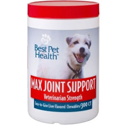 Best Pet Health Hip & Joint Plus For Dogs, 300 Chewable Tablets, Best Pet Health