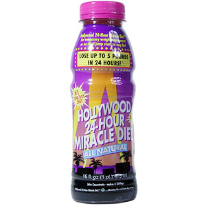 Hollywood Diet Hollywood 24-Hour Miracle Diet, 16 oz liquid, Hollywood Diet
