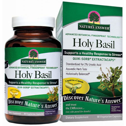 Nature's Answer Holy Basil, 90 Liquid Capsules, Nature's Answer