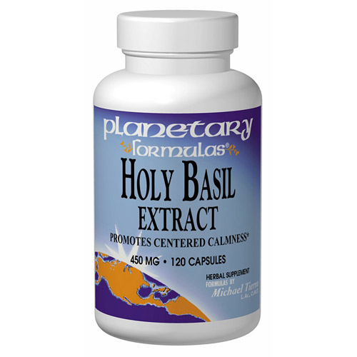 Planetary Herbals Holy Basil Extract 450mg 60 caps, Planetary Herbals