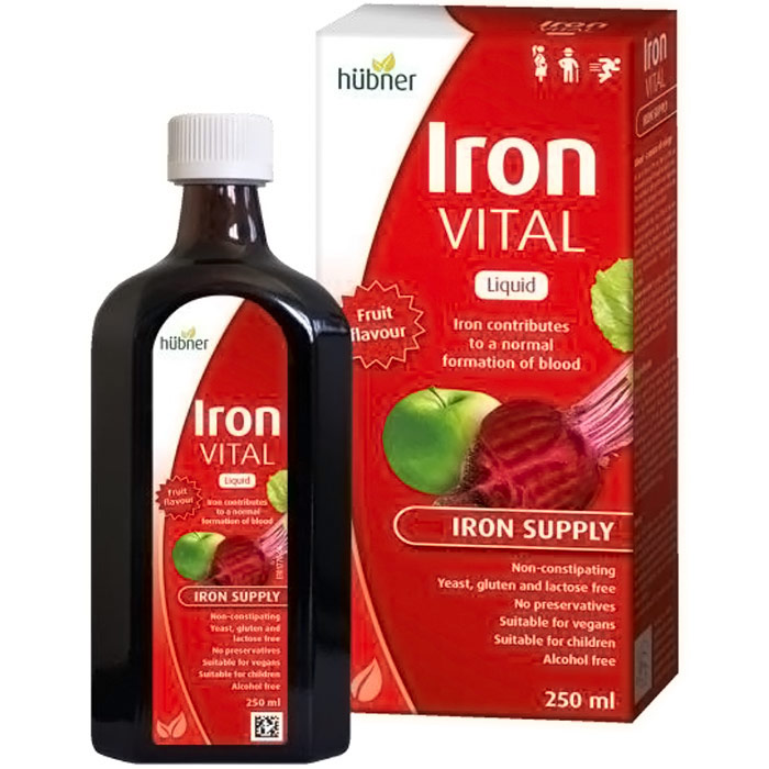 Naka Herbs & Vitamins Ltd Hubner Liquid Iron Vital F, 500 ml, Naka Herbs & Vitamins Ltd