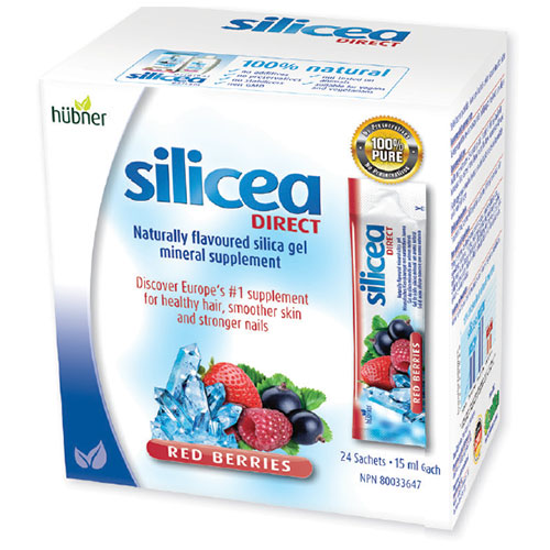 Naka Herbs & Vitamins Ltd Hubner Silicea Direct Silica Gel, Red Berries, 24 Sachets, Naka Herbs & Vitamins Ltd