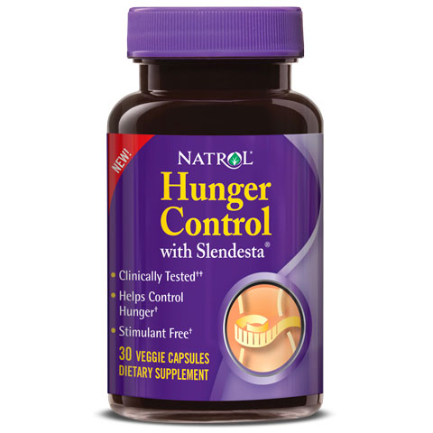 Natrol Hunger Control with Slendesta Potato Protein Extract, 30 Veggie Capsules, Natrol