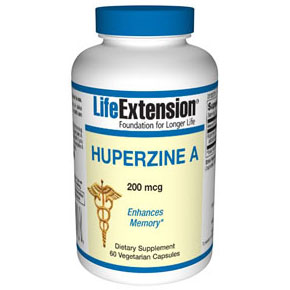 Life Extension Huperzine A with Natural Vitamin E, 60 Capsules, Life Extension
