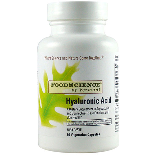 FoodScience Of Vermont Hyaluronic Acid 60 caps, Foodscience Of Vermont