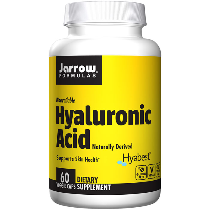 Jarrow Formulas Hyaluronic Acid 50 mg, Bioavailable, 60 Capsules, Jarrow Formulas