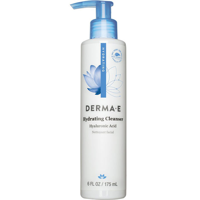 Derma-E Skin Care Hyaluronic Hydrating Facial Cleanser, 6 oz, Derma-E Skin Care
