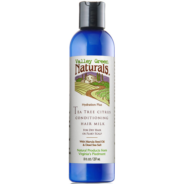 Valley Green Naturals Hydration Plus Tea Tree Citrus Conditioning Hair Milk, 8 oz, Valley Green Naturals