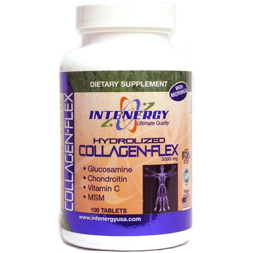 Intenergy Hydrolized Collagen-Flex, 100 Tablets, Intenergy