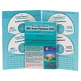 Heather's Tummy Care IBS Audio Program 100 (Self Hypnosis), by Michael Mahoney, 4 CDs + Schedule, Heather's Tummy Care