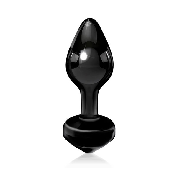 Pipedream Products Icicles Hand Blown Glass Massager No. 44, Anal Plug, Black, Pipedream Products