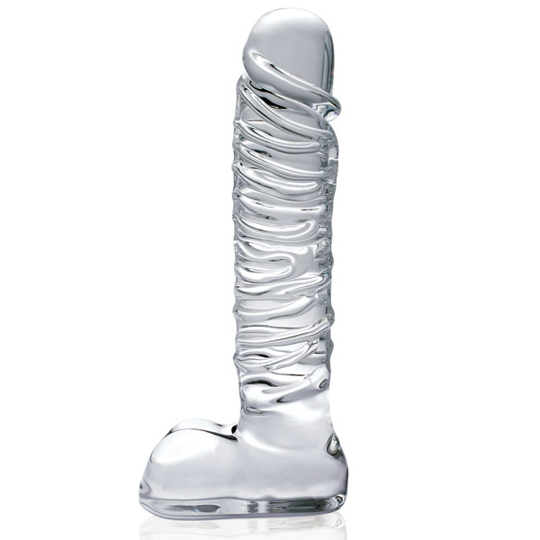 Pipedream Products Icicles Hand Blown Glass Dildo Massager No. 63, Pipedream Products