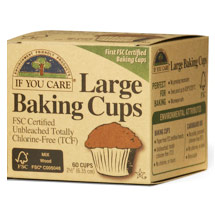 If You Care Household Products If You Care Large Baking Cups, Brown, 2.5 Inch, 60 Cups x 3 Box