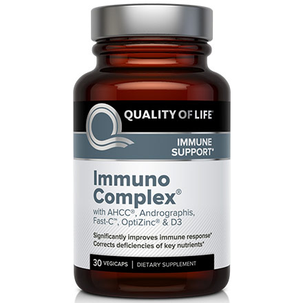 Quality of Life Labs Immuno Complex (ImmunoComplex Immune Support), 30 Vegicaps, Quality of Life Labs