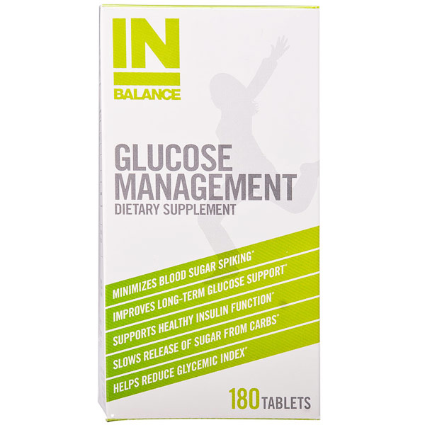 InBalance Health Supplements InBalance Glucose Management Formula, 180 Tablets, InBalance Health Supplements