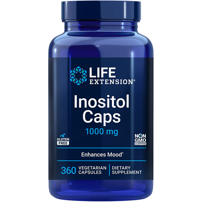 Life Extension Inositol 1000 mg, 360 Capsules, Life Extension