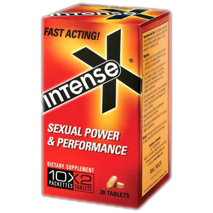 Real Health Laboratories IntenseX, Sexual Energy Formula, 20 Tablets, Real Health Laboratories