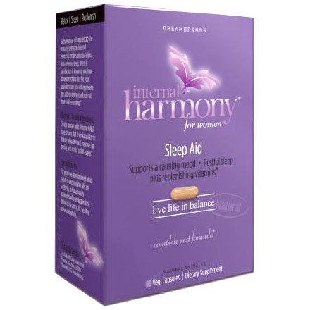 Dreambrands Internal Harmony for Women Sleep Aid, 30 Vegi Capsules, Dreambrands