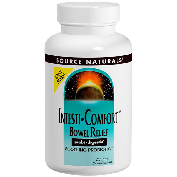 Source Naturals Intesti-Comfort Bowel Relief, 60 Capsules, Source Naturals