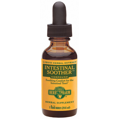 Herb Pharm Intestinal Soother Liquid, Herbal Formula, 4 oz, Herb Pharm