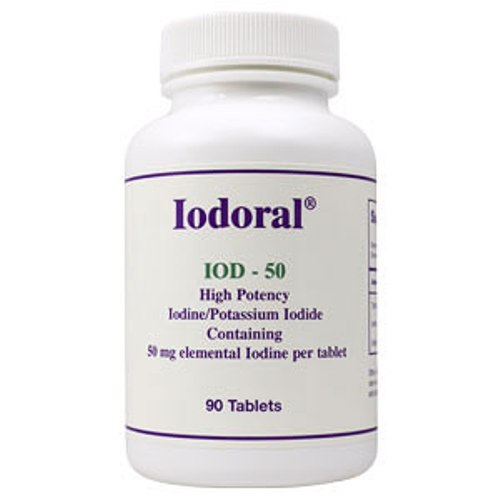 Vitamin Research Products Iodoral 12.5 mg (Iodine and Potassium Iodide), 180 Tablets, Vitamin Research Products