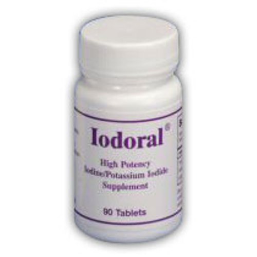 Vitamin Research Products Iodoral 12.5 mg (Iodine and Potassium Iodide), 90 Tablets, Vitamin Research Products