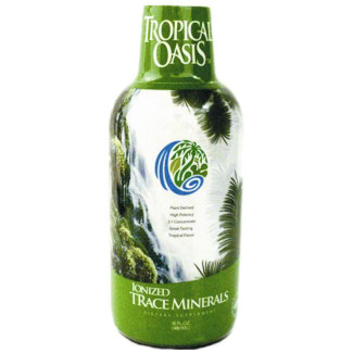 Tropical Oasis Ionized Trace Minerals, Plant Derived, 16 oz, Tropical Oasis