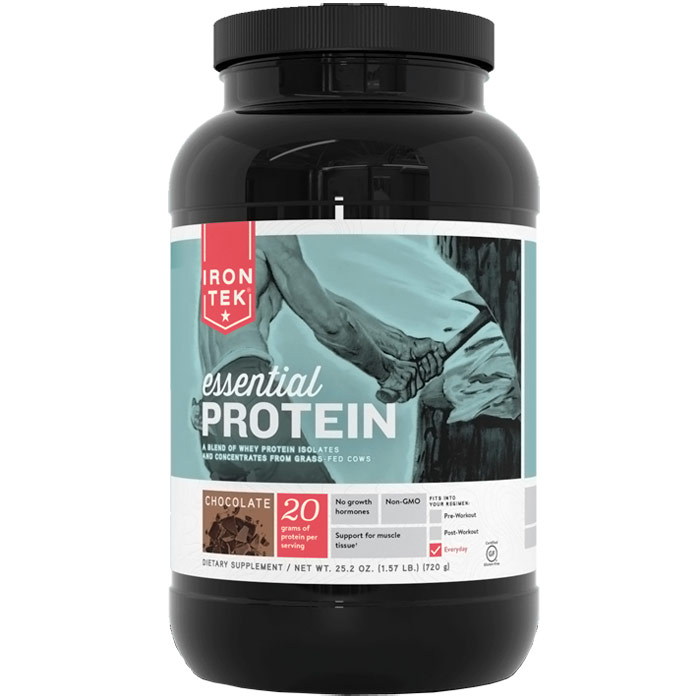 Iron-Tek Iron-Tek Essential Natural Protein - Chocolate 2 Lb