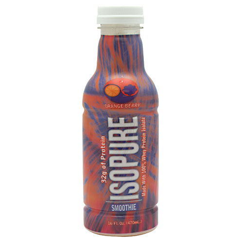 Nature's Best Isopure Smoothie, Protein Drink, 16 oz x 12 Bottles, Nature's Best