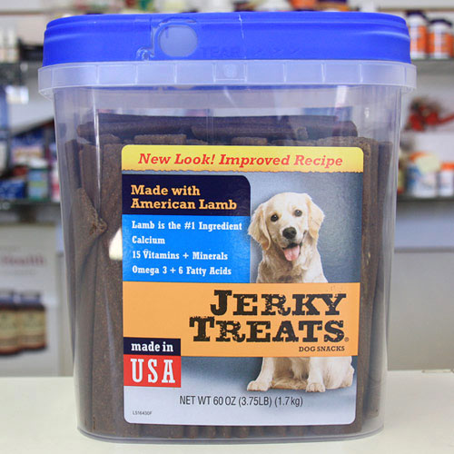 Jerky Treats Jerky Treats Tender Strips Dog Snacks, Made with American Lamb, 3.5 lb (1.58 kg)